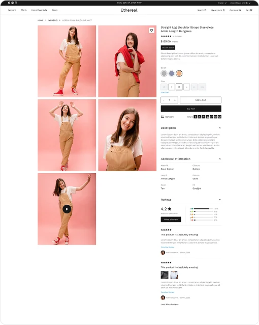 Product Detail Page